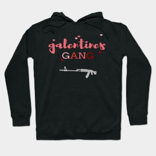 Retro 2022 Valentine's Day Galentines Gang Funny T-Shirt Hoodie